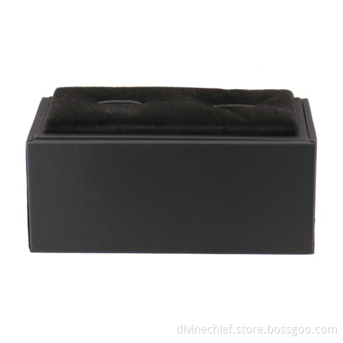 OEM & ODM Service Custom Made Leather Gift Packaging Box For Cufflinks